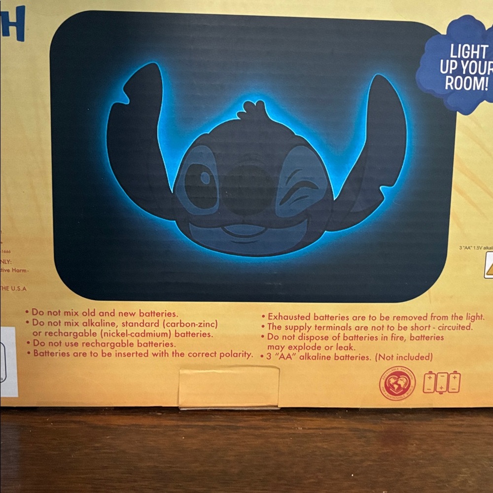 NWT- 🔋Operated- Disney- Stitch - Neon Wall Art Decoration Sign - Picture 7 of 17